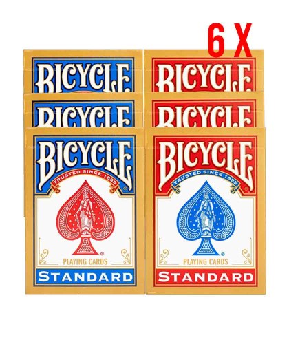 Set 6 pachete Bicycle Standard 808 Carti de Joc