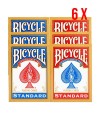 Set 6 pachete Bicycle Standard 808 Carti de Joc