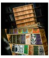 Display de perete din lemn pentru 35 de carti de joc by TCC