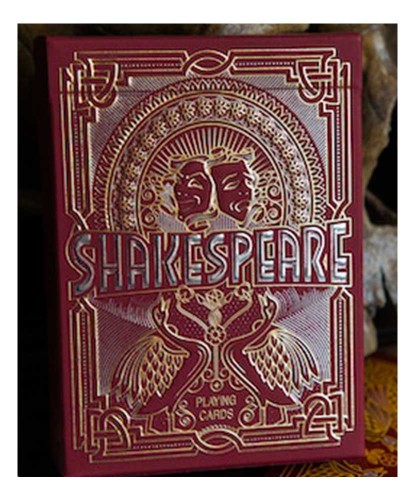 Shakespeare Burgundy Carti de Joc
