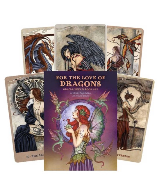 For the Love of Dragons oracle deck & books set