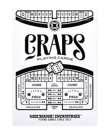 Craps Carti de Joc by Mechanic Industries