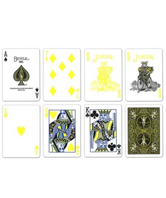 Bicycle Japan Yellow Playing Cards