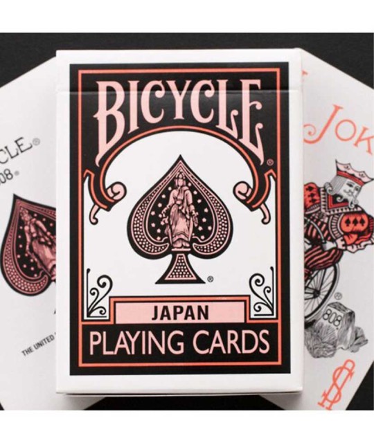 Bicycle Japan Black Orange Playing Cards