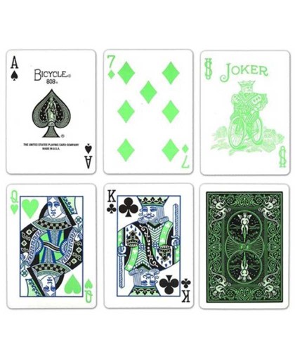 Bicycle Japan Black Green Playing Cards