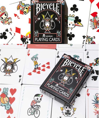 Bicycle Tokidoki v3 Black playing cards