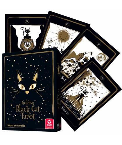 Golden Black Cat Tarot