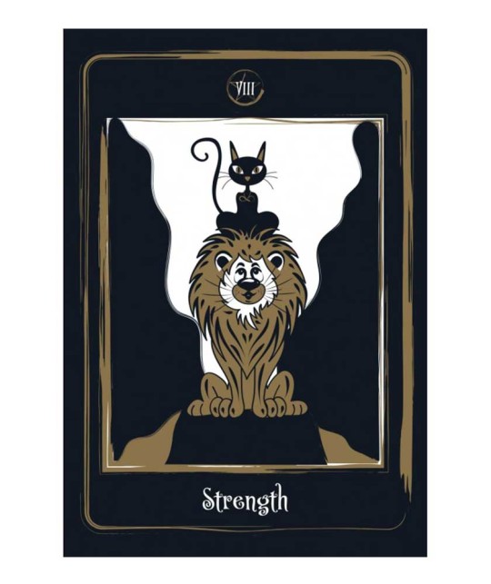 Golden Black Cat Tarot