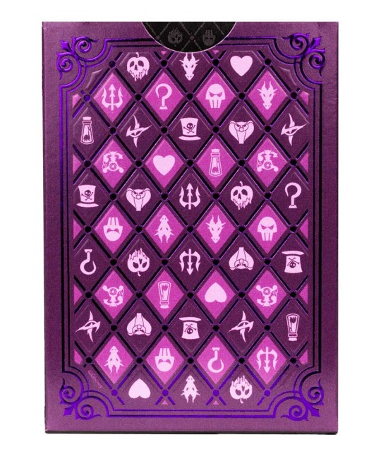 Bicycle Disney Villains Purple Carti de Joc