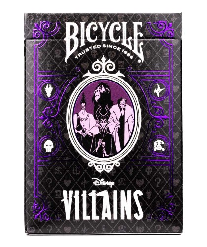 Bicycle Disney Villains Purple Carti de Joc