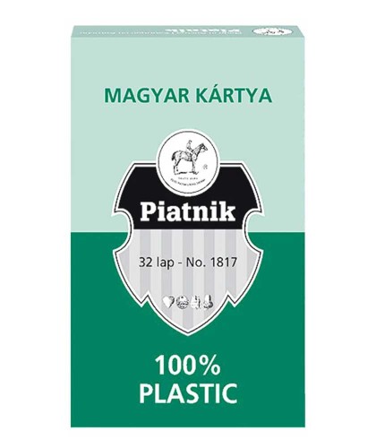 Carti de joc Unguresti, 100% plastic, Piatnik