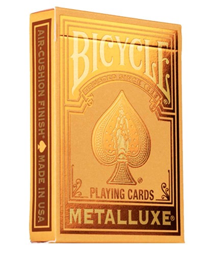 Bicycle Metalluxe Orange Carti de Joc