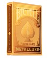 Bicycle Metalluxe Orange Carti de Joc