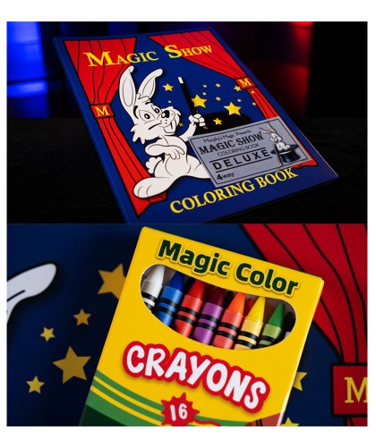 MAGIC SHOW Coloring Book DELUXE SET