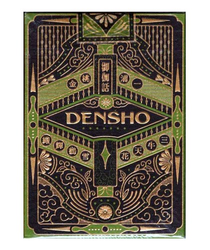 Densho Green Playing Cards