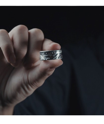 Morgan Coin Ring Medium by Alchemist Metal Company