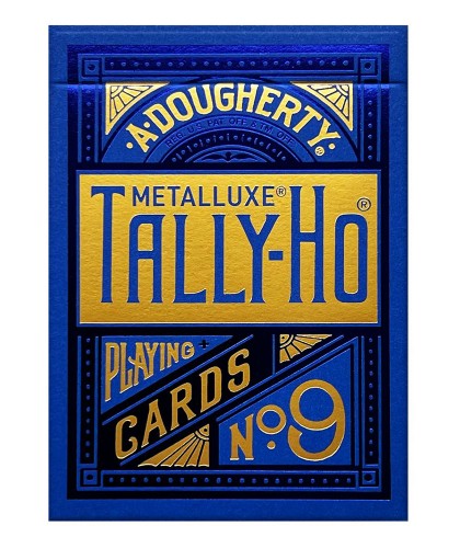 Tally Ho Blue Circle MetalLuxe Carti de Joc