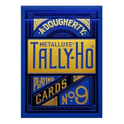 Tally Ho Blue Circle MetalLuxe Carti de Joc