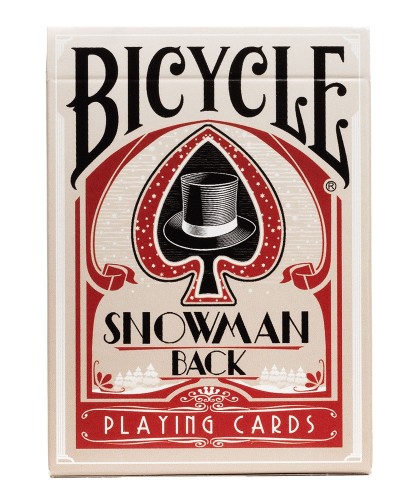 Bicycle Snowman Red Carti de Joc