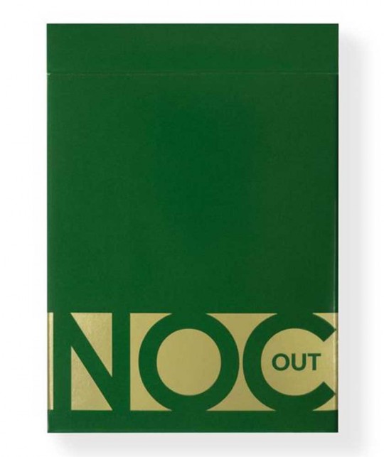 NOC Out Green and Gold Carti de Joc