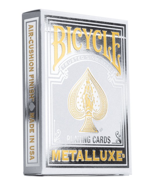 Bicycle Metalluxe Silver Carti de Joc