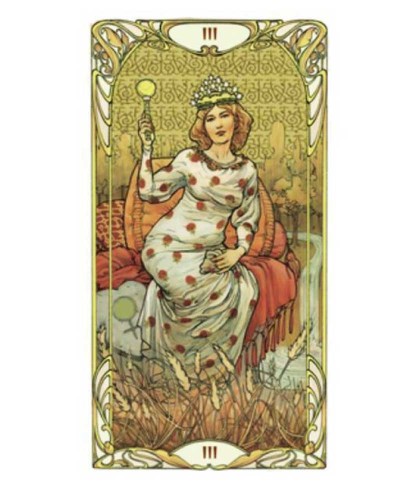 Golden Art Nouveau Tarot