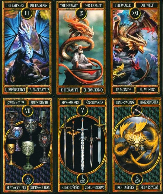 Dragons Anne Stokes Carti de Tarot