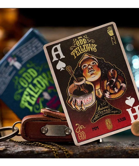 Odd Fellow Madame Laveau the Soothsayer Playing Cards by Stockholm17