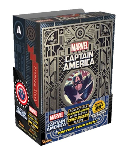 Marvel Captain America Playing Cards Plus Card Guard