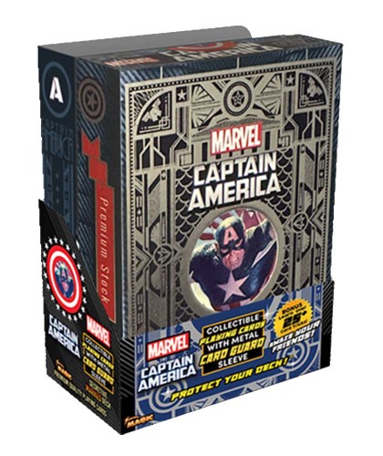Marvel Captain America Playing Cards Plus Card Guard