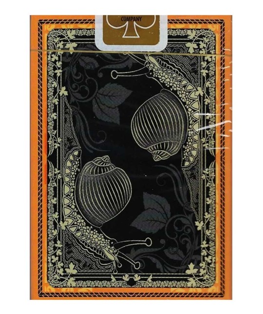 Bicycle Snail Orange Playing Cards