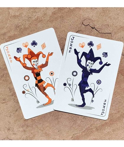 Bicycle Snail Orange Playing Cards