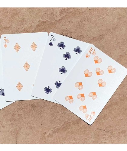 Bicycle Snail Orange Playing Cards