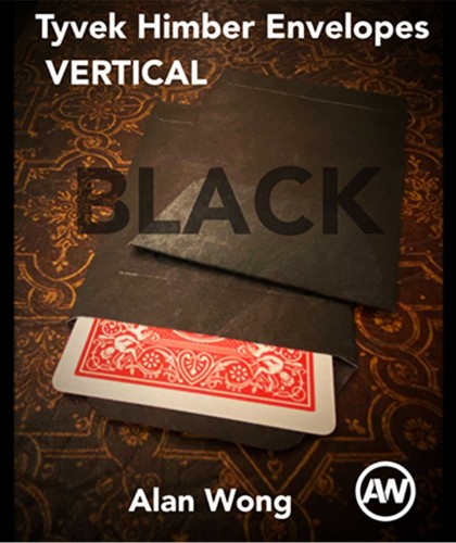 Tyvek VERTICAL Himber Envelopes BLACK 12 plicuri
