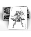 Alice of Wonderland Silver Playing Cards