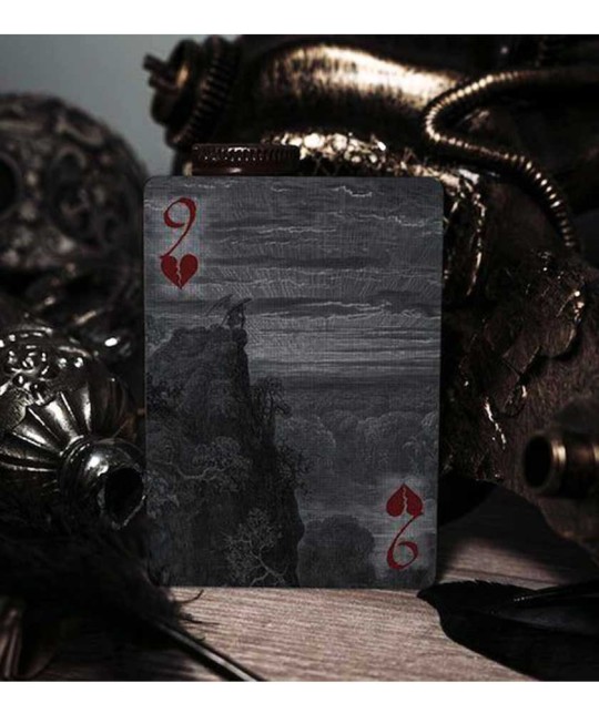 The Raven Black Dusk Playing Cards