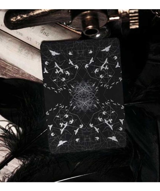 The Raven Black Dusk Playing Cards