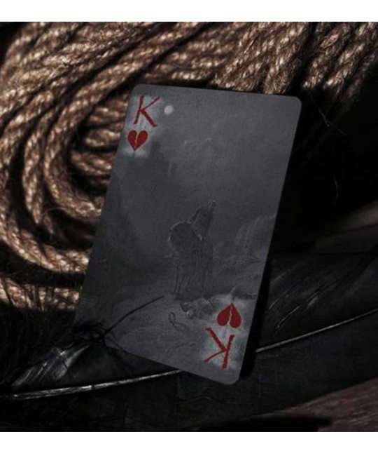 The Raven Black Dusk Playing Cards