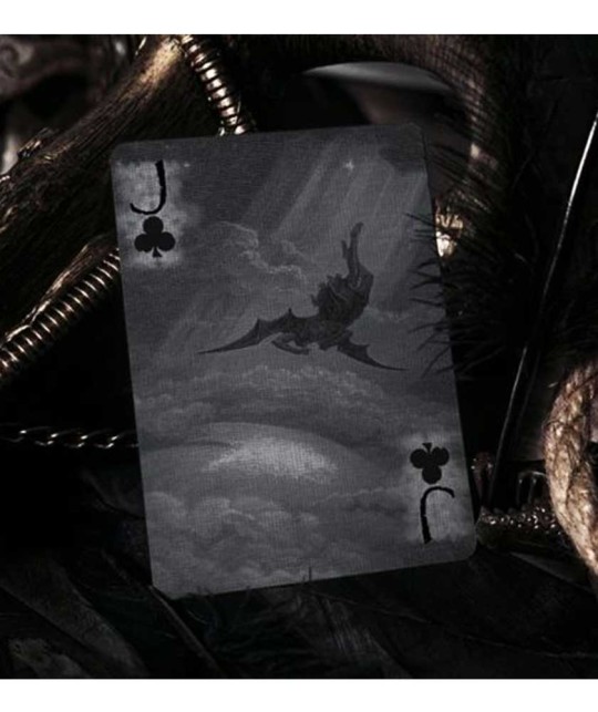 The Raven Black Dusk Playing Cards