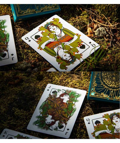 The Green Man Playing Cards Summer