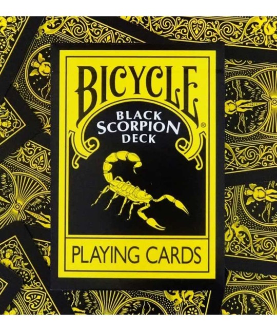 Bicycle Black Scorpion Carti de Joc