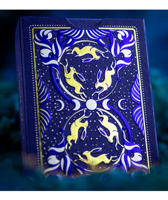 Under the Moon Midnight Blue Jocu Playing Cards