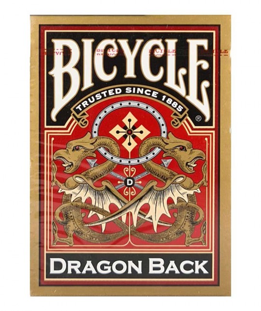 Bicycle Dragon Back Gold Carti de Joc