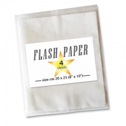 Flash Paper Alb - 4 folii de 20 x 25 cm