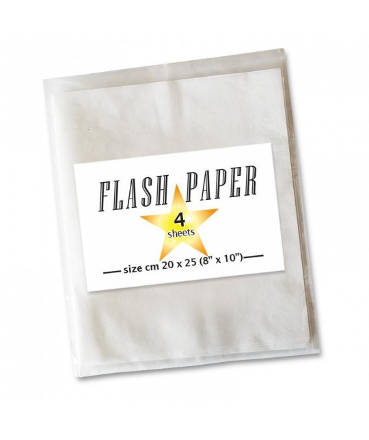 Flash Paper Alb - 4 folii de 20 x 25 cm