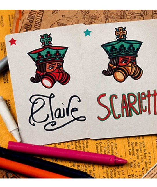 Crayon Playing Cards by Kings Wild Project