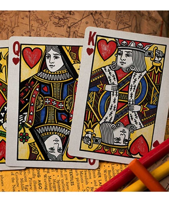 Crayon Playing Cards by Kings Wild Project