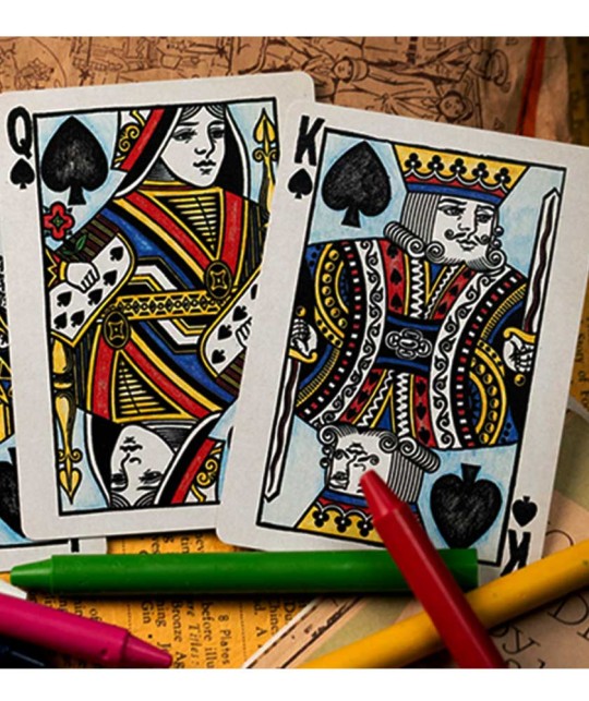 Crayon Playing Cards by Kings Wild Project
