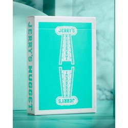 Jerrys Nugget Monotone Tiffany Blue Playing Cards