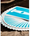 Jerrys Nugget Icey Blue Marked Monotone Playing Cards